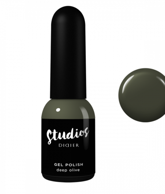 Didier Lab Gel nail polish Studios, Deep olive, 8ml