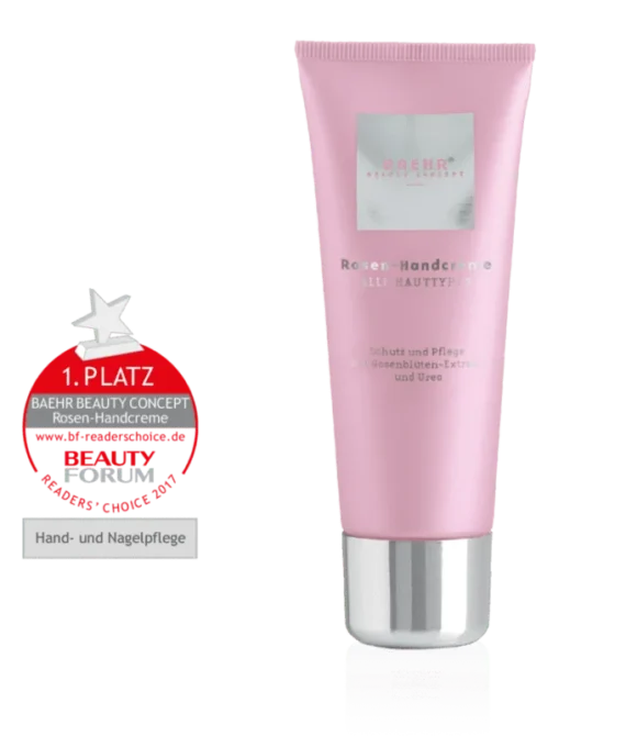 CREMĂ DE MÂINI CU EXTRACT DE PETALE DE TRANDAFIR ȘI UREE (ROSEN-HANDCREME)