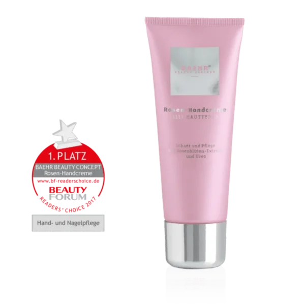 CREMĂ DE MÂINI CU EXTRACT DE PETALE DE TRANDAFIR ȘI UREE (ROSEN-HANDCREME)