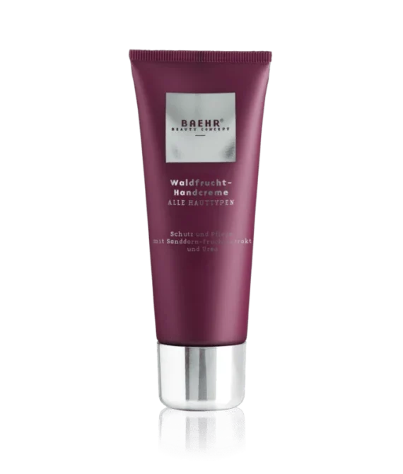 CREMĂ DE MÂINI CU FRUCTE DE PĂDURE SĂLBATICE CU EXTRACT DE CĂTINA ȘI UREE (WALDFRUCHT- HANDCREME)