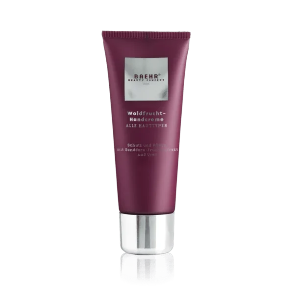 CREMĂ DE MÂINI CU FRUCTE DE PĂDURE SĂLBATICE CU EXTRACT DE CĂTINA ȘI UREE (WALDFRUCHT- HANDCREME)