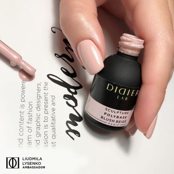 Didier Lab “Sculpture Polybase” , Blush Beige ,10ml - imagine 2