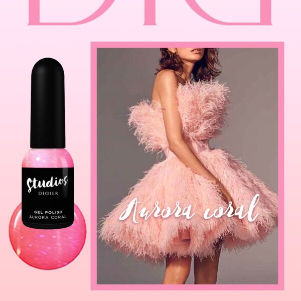 Gel polish «Studios Didier» Aurora Coral, 8мл - imagine 2