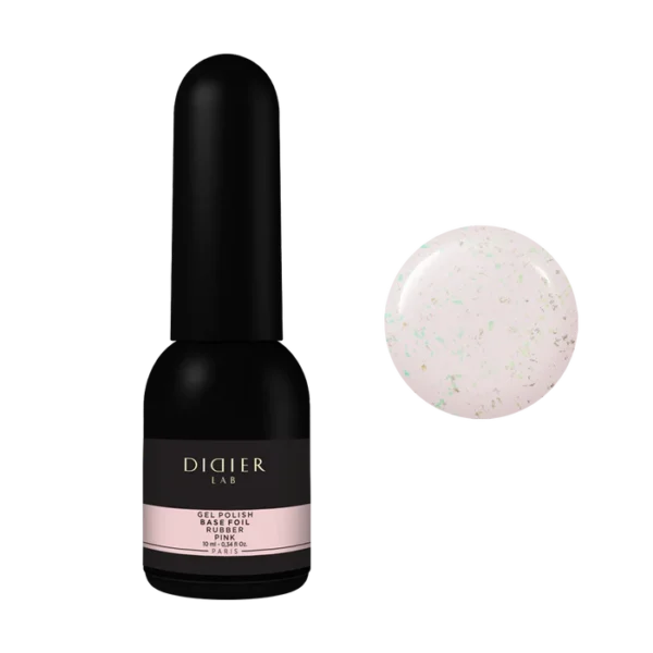 Gel polish, Rubber Foil Base Coat, Pink, 10мл