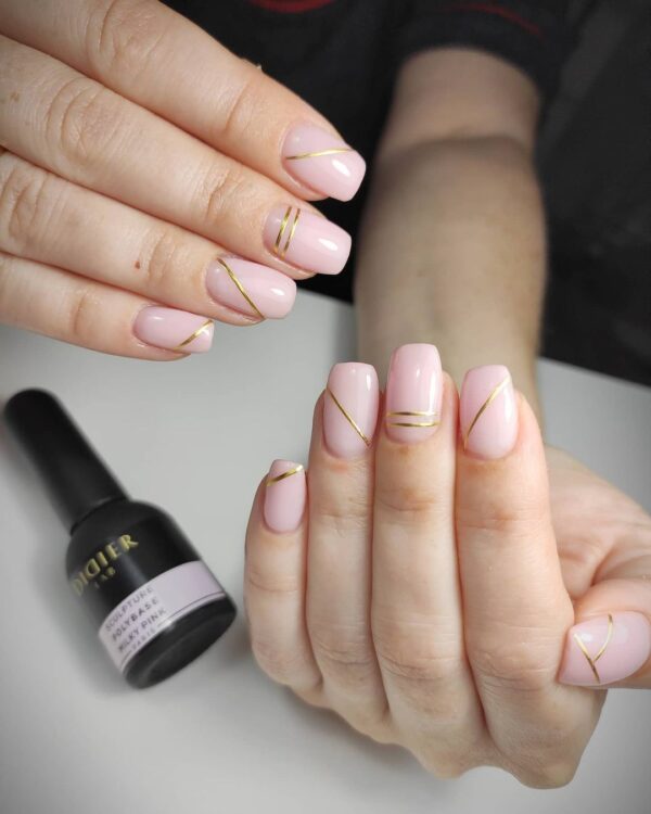 Premium Liquid Gel "Didier Lab" Milky Pink, 10мл - imagine 2