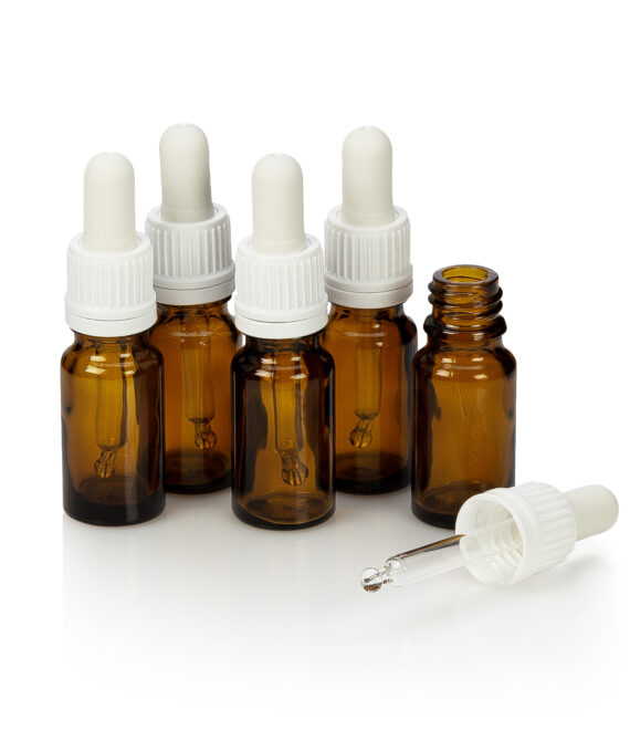 Recipiente din sticlă, 10 ml