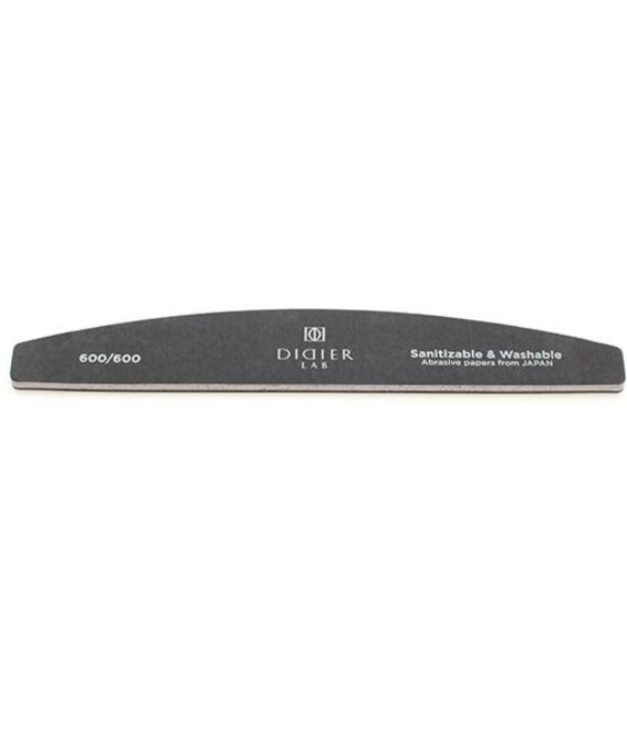 ‘Didier Lab’ Nail file, halfmoon, black, 600/600