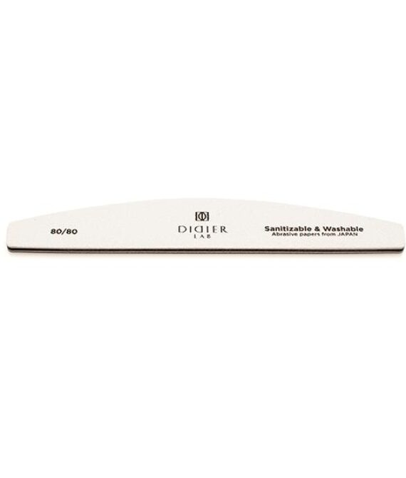 ‘Didier Lab’ Nail file, halfmoon, speedy white, 80/80