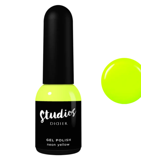 LAC GEL STUDIOS DIDIER – NEON YELLOW, 8ML
