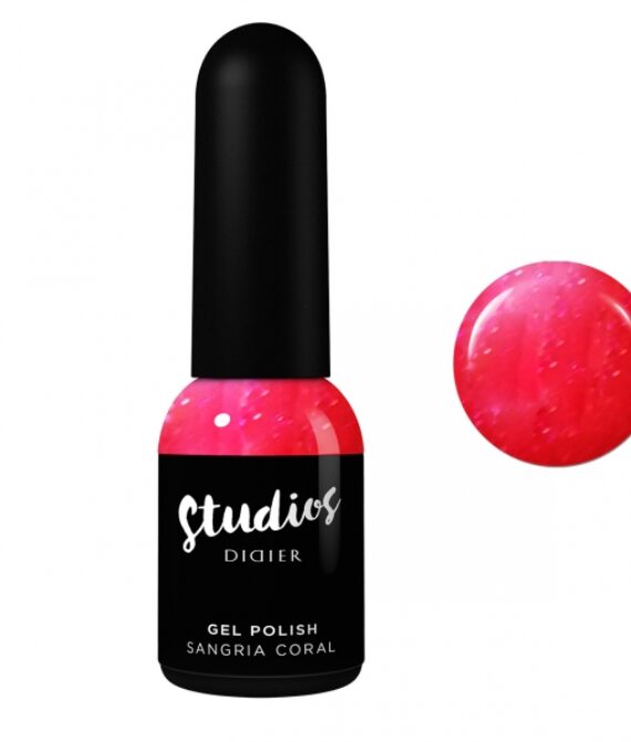 Gel polish «Studios Didier» Sangria Coral, 8мл