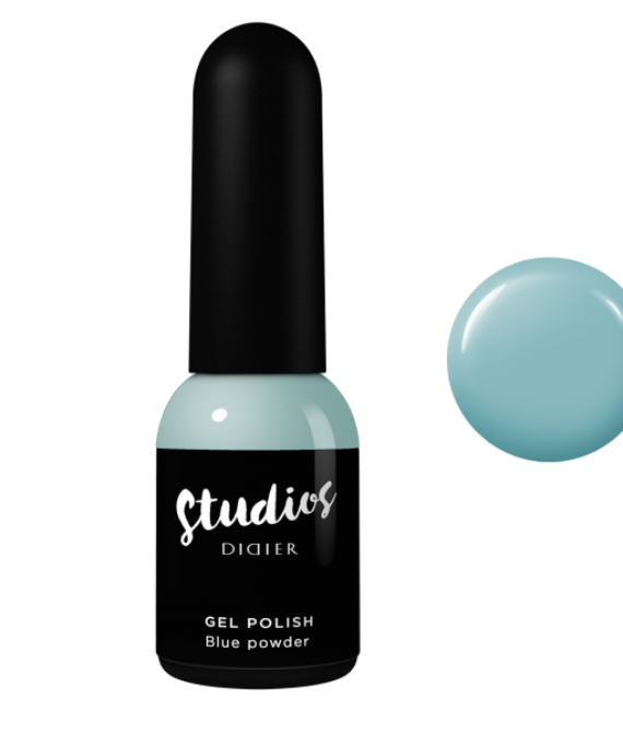Gel polish «Studios Didier» Blue powder, 8мл