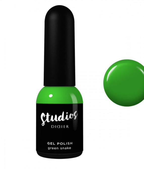 Didier Lab Gel nail polish Studios, Green snake, 8ml