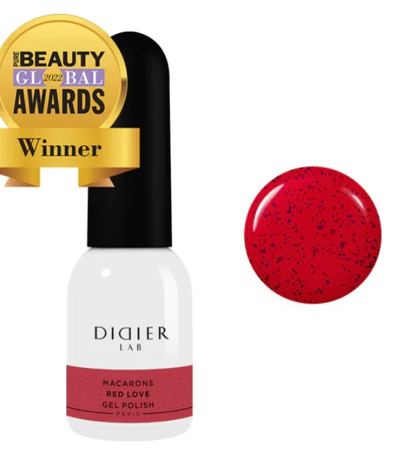 MACARONS GEL POLISH DIDIER LAB ‘RED LOVE’