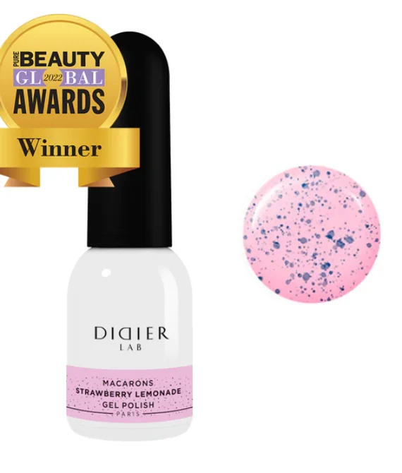 MACARONS GEL POLISH DIDIER LAB ‘STRAWBERRY LEMONADE’