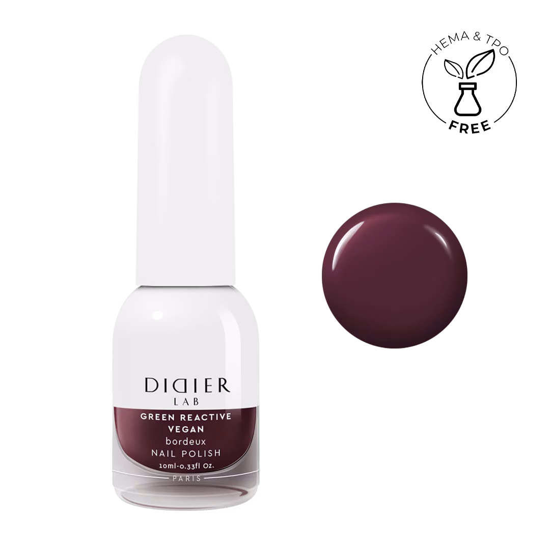 Vernis Clasic Green Reactive Vegan Bordeaux Didier Lab 10ml