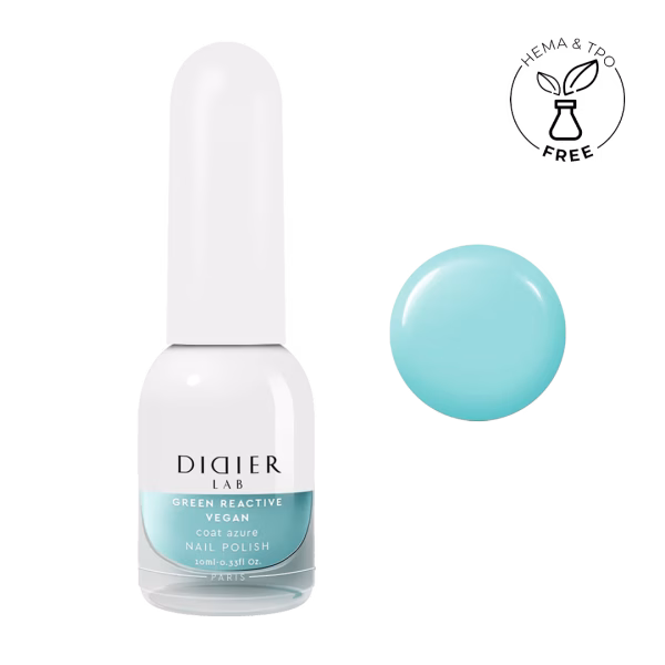 Vernis Clasic Green Reactive Vegan Coat Azure Didier Lab 10ml