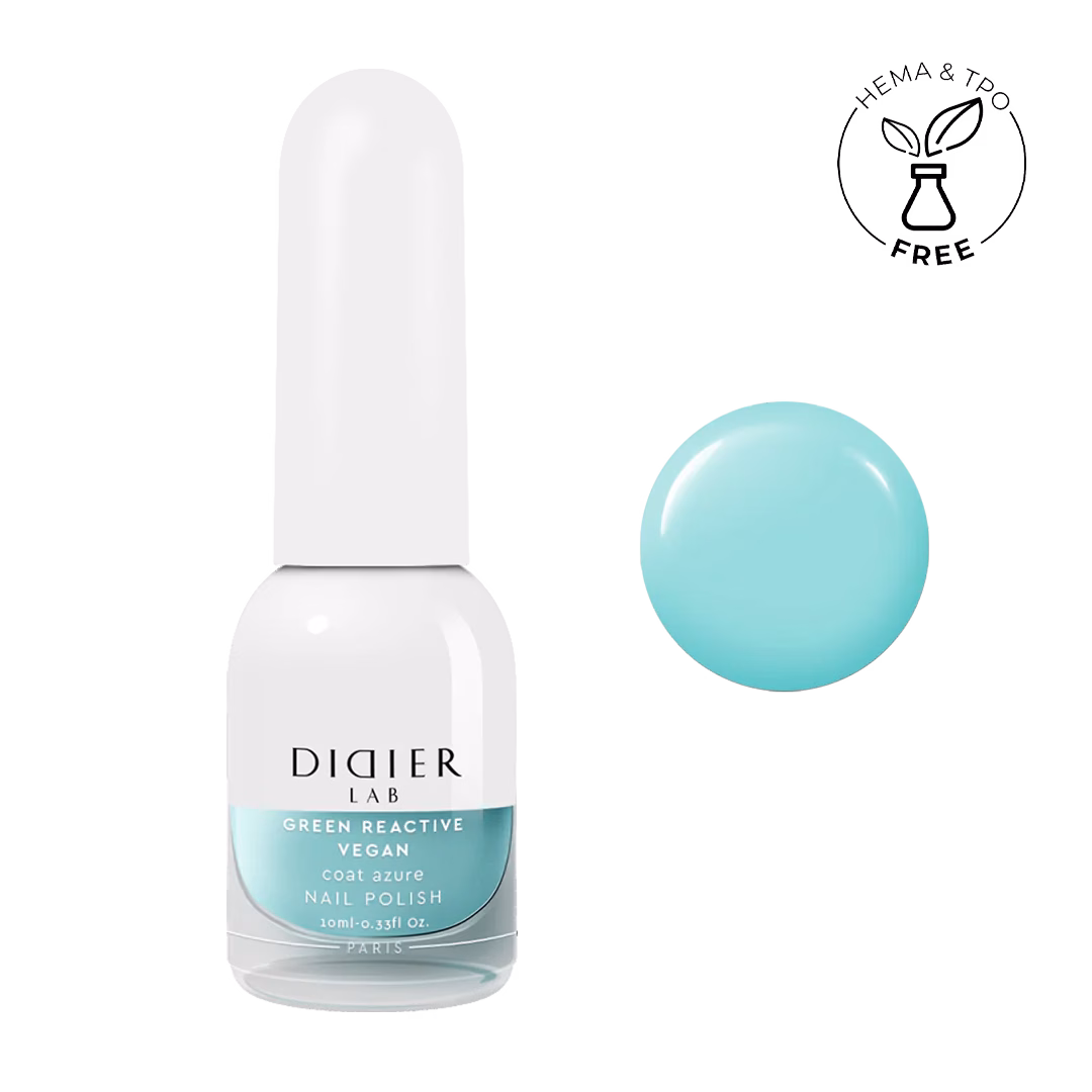 Vernis Clasic Green Reactive Vegan Coat Azure Didier Lab 10ml