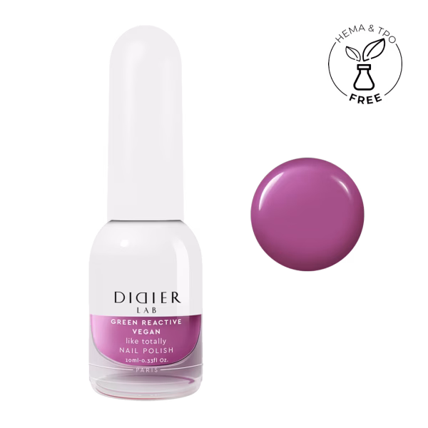 Vernis Clasic Green Reactive Vegan Like Totally Didier Lab 10ml