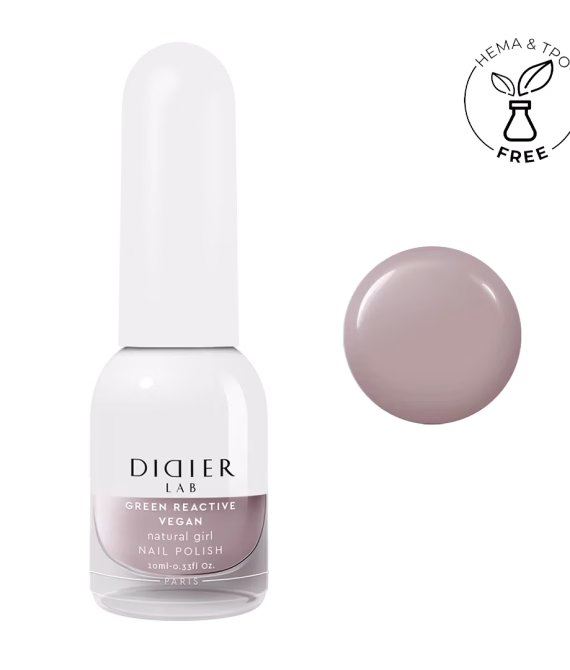 Lac de unghii clasic Green Reactive Vegan Natural Girl Didier Lab 10ml