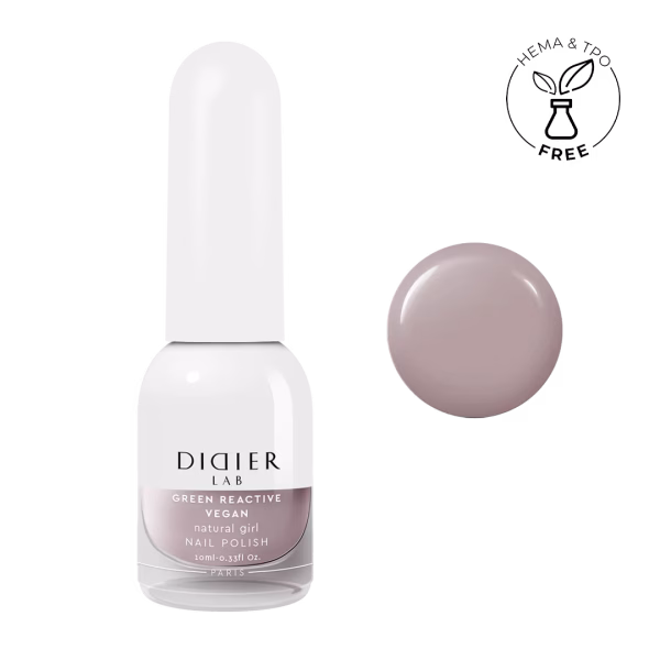 Lac de unghii clasic Green Reactive Vegan Natural Girl Didier Lab 10ml