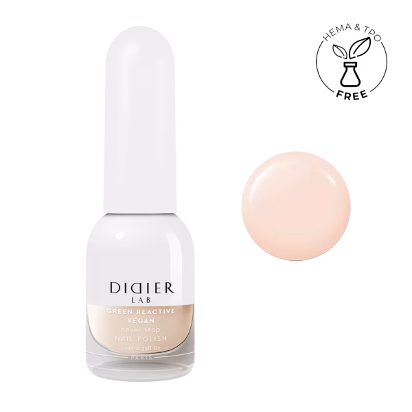 Lac de unghii clasic Green Reactive Vegan Never Stop Didier Lab 10ml