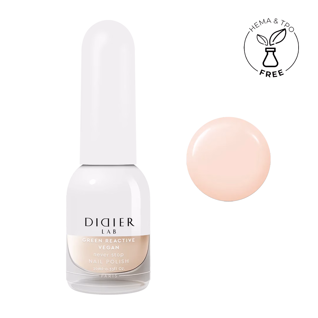 Lac de unghii clasic Green Reactive Vegan Never Stop Didier Lab 10ml