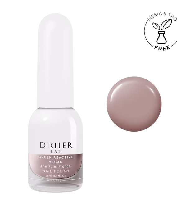 Lac de unghii clasic Green Reactive Vegan The Palm French Didier Lab 10ml
