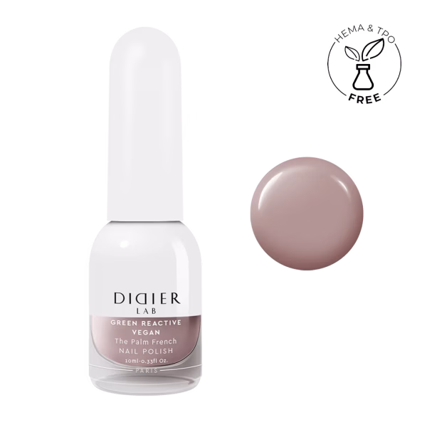 Lac de unghii clasic Green Reactive Vegan The Palm French Didier Lab 10ml