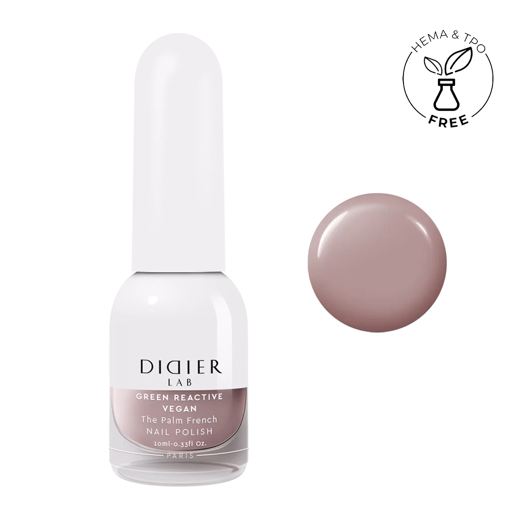 Lac de unghii clasic Green Reactive Vegan The Palm French Didier Lab 10ml