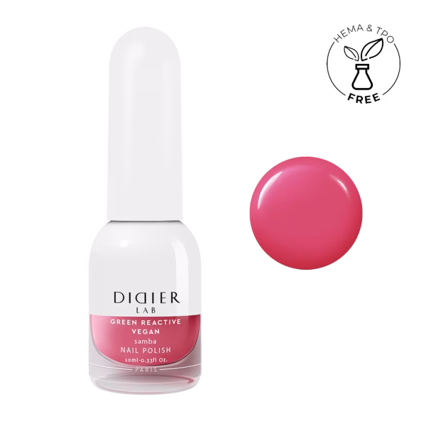 Lac de unghii clasic Green Reactive Vegan Samba Didier Lab 10ml