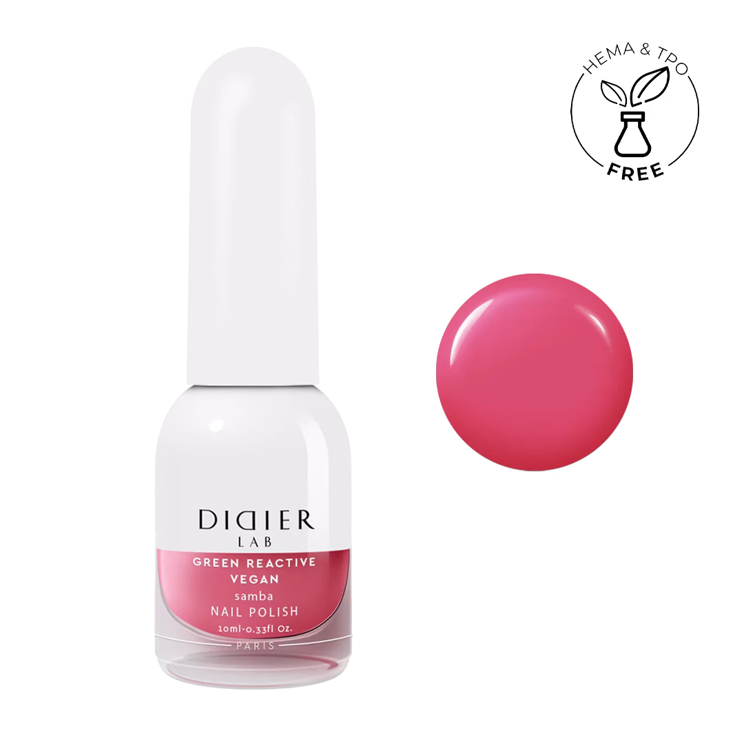 Lac de unghii clasic Green Reactive Vegan Samba Didier Lab 10ml