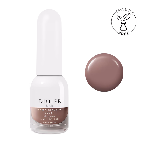 Lacul de unghii clasic Green Reactive Vegan Soft Power Didier Lab 10ml