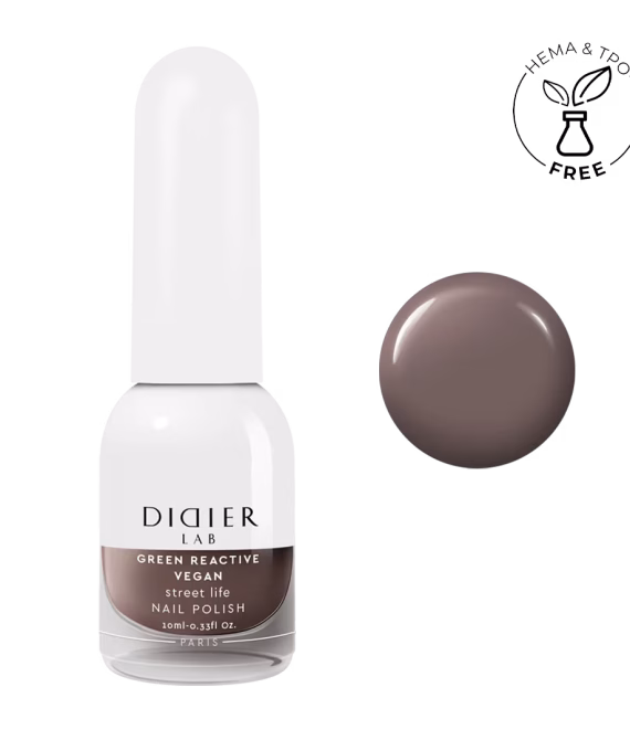 Lac de unghii clasic Green Reactive Vegan Street Life Didier Lab 10ml