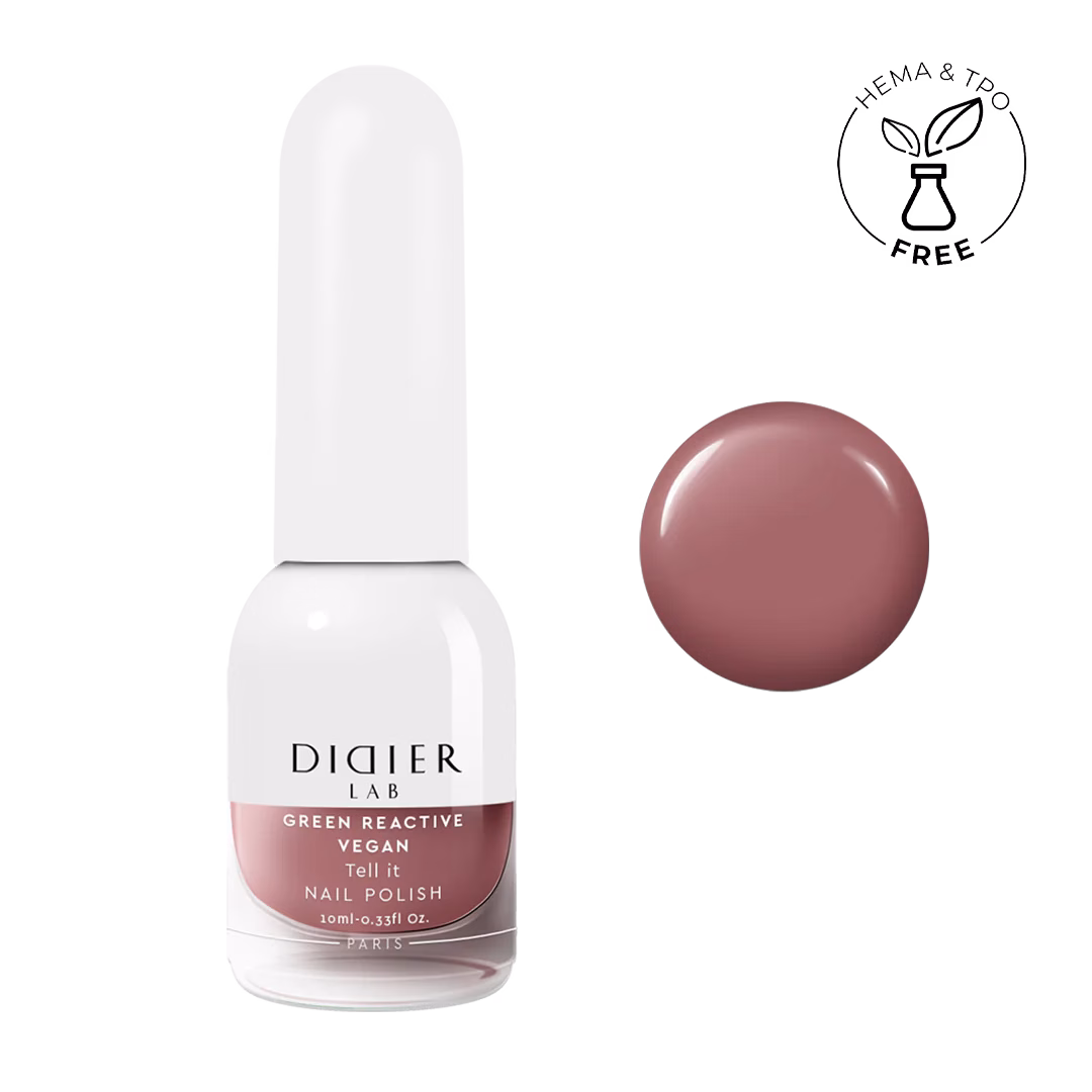 Lac de unghii clasic Green Reactive Vegan Tell It Didier Lab 10ml