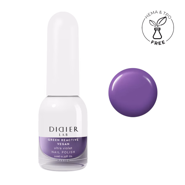 Vernis Clasic Green Reactive Vegan Ultra Violet Didier Lab 10ml