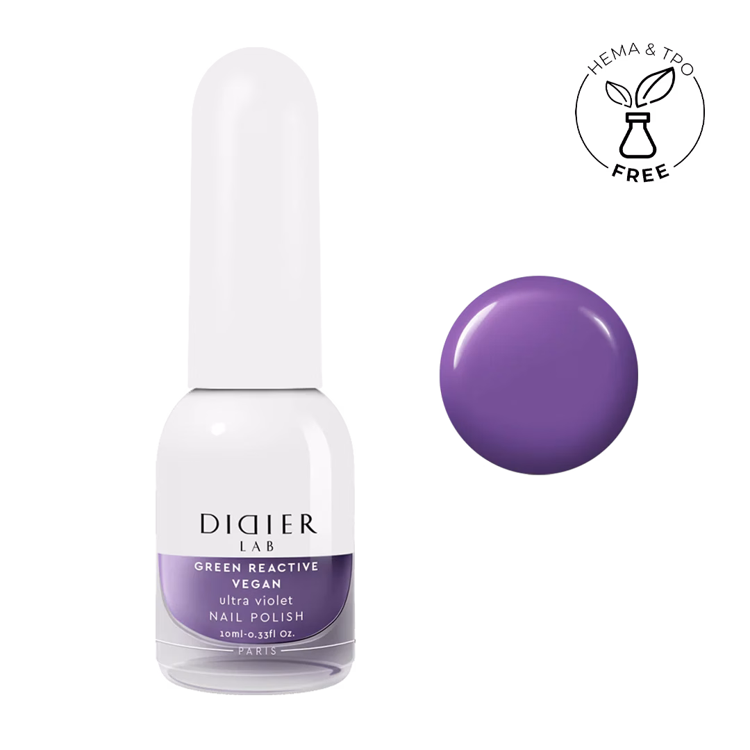 Vernis Clasic Green Reactive Vegan Ultra Violet Didier Lab 10ml