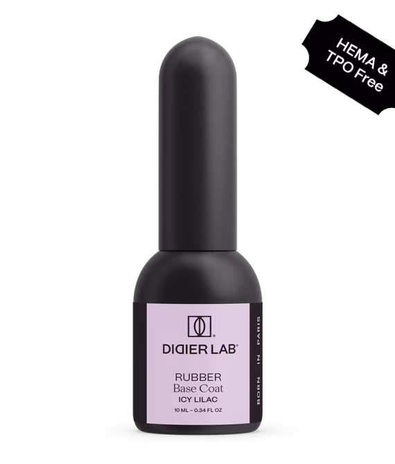 BAZA SEMI-PERMANENTĂ RUBBER ICY LILAC DIDIER LAB 10ML