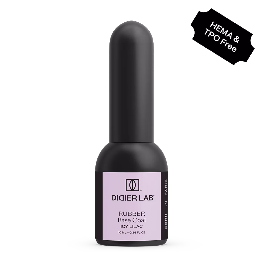 BAZA SEMI-PERMANENTĂ RUBBER ICY LILAC DIDIER LAB 10ML